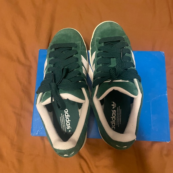 adidas Green and White Men's Shoes - Picture 4 of 5